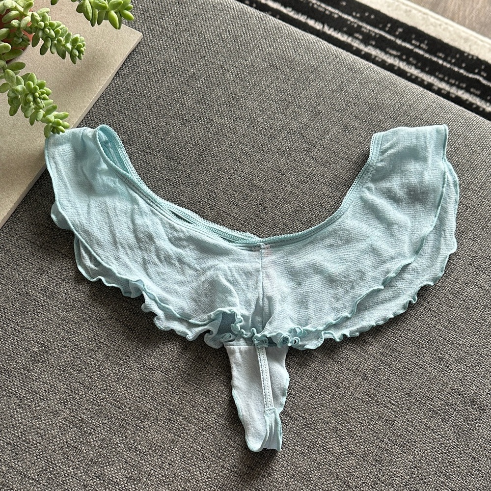NWOT Vintage Style VS Sexy Little Things Ruffled Panties Set - Picture 14 of 14